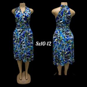 Floral Halter Midi Dress