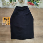 Black pencil skirt
